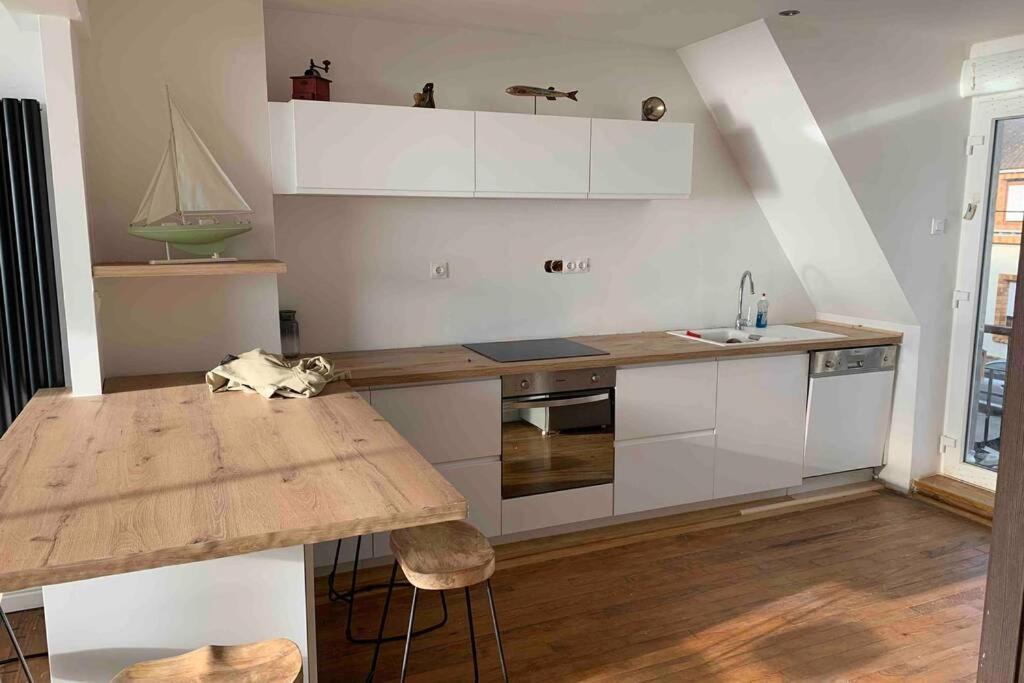 « Reve De Mer » Appartement Face Mer Le Portel Buitenkant foto
